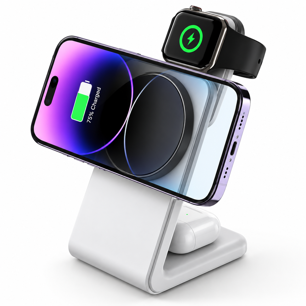 Chargeur magnétique sans fil 3 en 1